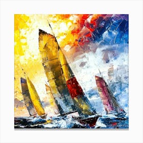 Sailing - Regatta Canvas Print