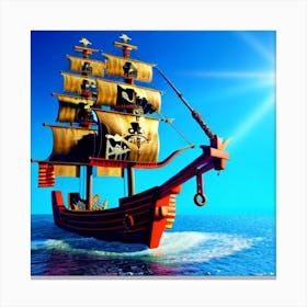 pirate ship Canvas Print