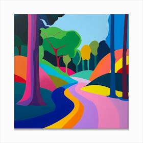 Abstract Park Collection Daan Forest Park Taipei 2 Canvas Print