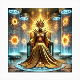 Queen Sorath Imprisoned Antagonist Canvas Print