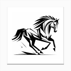 Horse Running Canvas Print