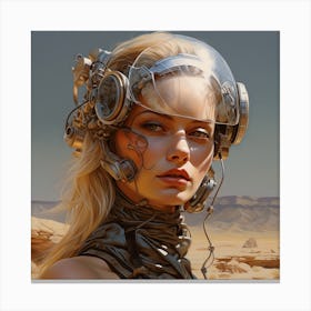 Futuristic Woman 1 Canvas Print