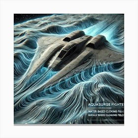 Aquasurge Recon Fighter Water Cloaking Fields Canvas Print