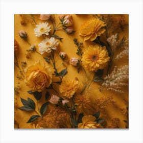 Yellow Flowers Canvas Print