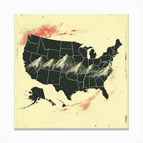 United States Of America 1 Canvas Print