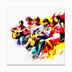 The Band - In San Francisco Canvas Print