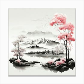 Asian Landscape Painting 3 Canvas Print