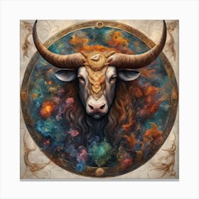 Taurus the Bull Canvas Print