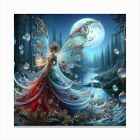 Fairy With Glass Bubble Canvas Print