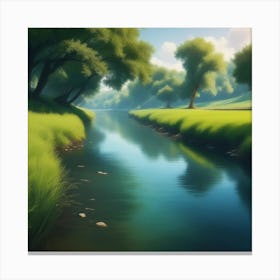 River 4 Canvas Print