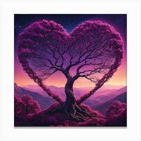 Heart Tree 2 Canvas Print