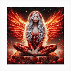 Angel Of Fire 6 Canvas Print