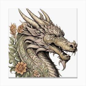 Dragon Painting (6) Canvas Print