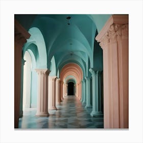 Hallway Stock Videos & Royalty-Free Footage 4 Canvas Print