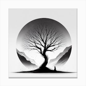 Lone Tree 4 Canvas Print