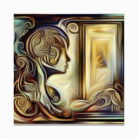 Abstract Of A Woman 1 Canvas Print