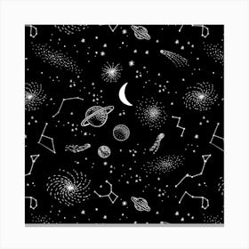 Space And Planets Canvas Print