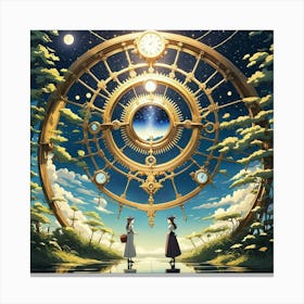 Clockwork Girl 2 Canvas Print