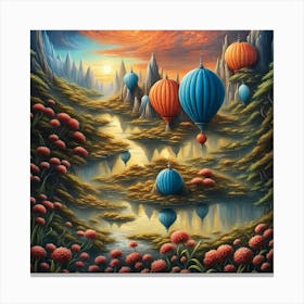 Hot Air Balloons Canvas Print