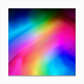 Abstract Rainbow Background 1 Canvas Print