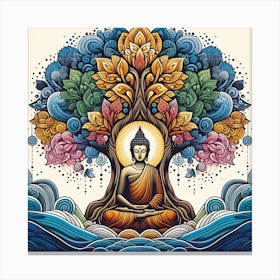 Buddha Tree Canvas Print Canvas Print