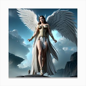 Battlefield Angel I Canvas Print