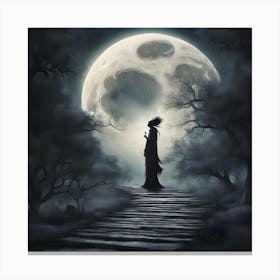 Full Moon Canvas Print