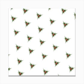 Holly Berries Canvas Print