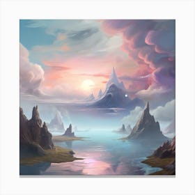 Landscape Painting Canvas Print