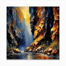 Canyon River Canvas Print