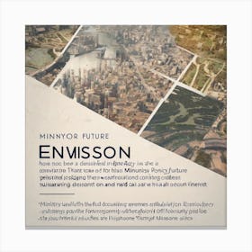 Envision A Future Where The Ministry For The Future Has Been Established As A Powerful And Influential Government Agency 73 Canvas Print