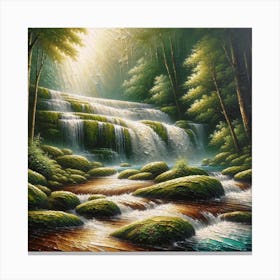 Hidden Waterfall Canvas Print