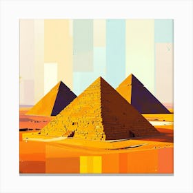 Pyramids Of Giza Canvas Print