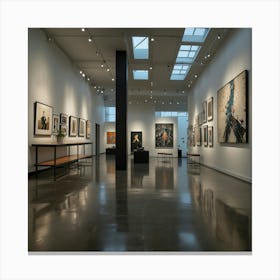 View Of The Gallery 1 Canvas Print