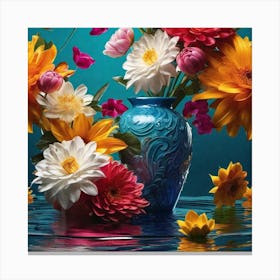 Flowers In A Vase 39 Canvas Print