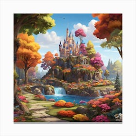 Cinderella'S Castle Canvas Print