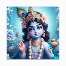 Lord Krishna 5 Canvas Print