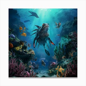 Octopus Canvas Print