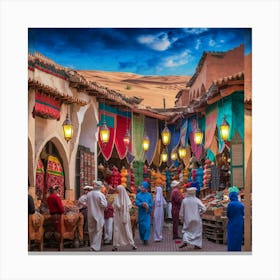 Marrakech Market 4 Canvas Print