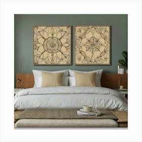 Two Framed Wall Art Canvas Print