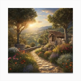 Path To Heaven Canvas Print