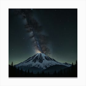 Serene Mountain Peak Canvas Print