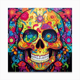 Sugar Skull 4 Canvas Print