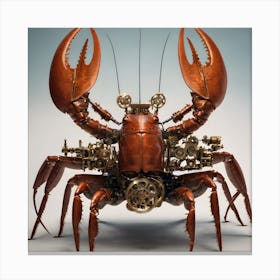 Mechanical Lobster Canvas Print