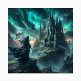 Dark Fantasy Castle Canvas Print