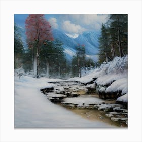 Winter Elegance Canvas Print