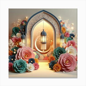 Islamic Ramadan 4 Canvas Print