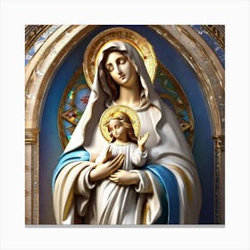 Virgin Mary 6 Canvas Print