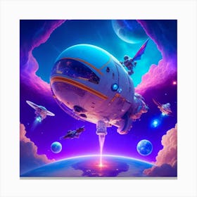 Starship Station Canvas Print