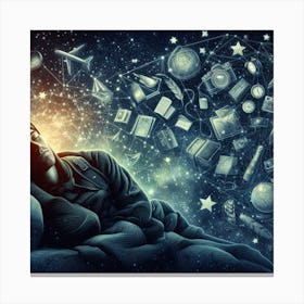 Dreaming Man Canvas Print